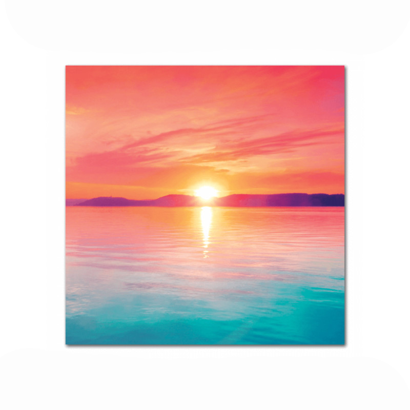 Πίνακας σε καμβά με Τοπία Χαλαρωτικό Ηλιοβασίλεμα
